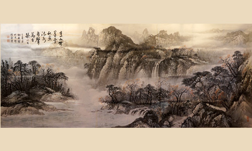 青山无墨千秋画