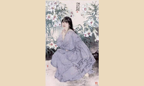 紫衣少女